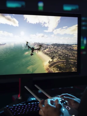 Online Drone Training